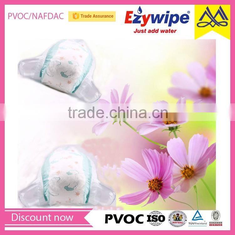 Good quality soft cotton baby diaper, super breathable baby nappy, baby diaper from China
