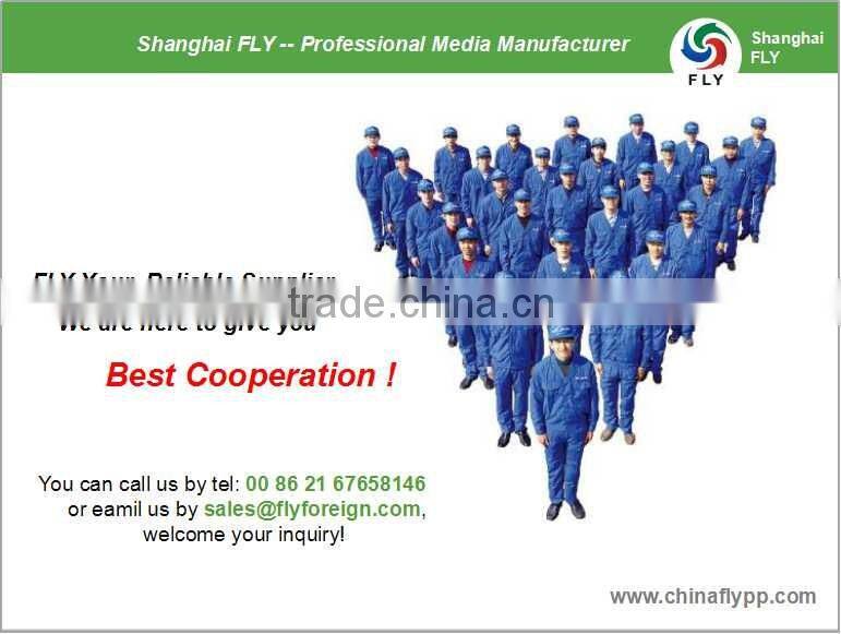 Shanghai FLY New product non-waterproof thick poster sticker matt self adhesive pp paper-180