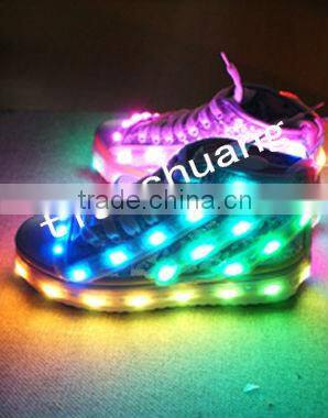LED Lighting Dance Shoes With Shoelace