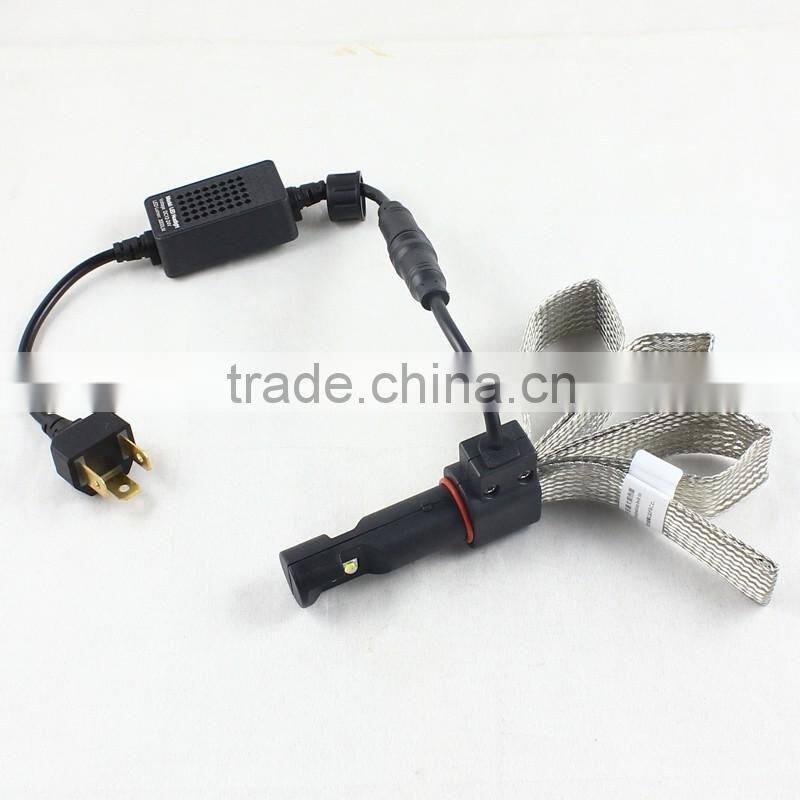 2016 40W 5000LM H4 Cre e LED Headlight Conversion Kit Driving Lamp Bulb Xenon Motorcycle Car Light Source 6000K