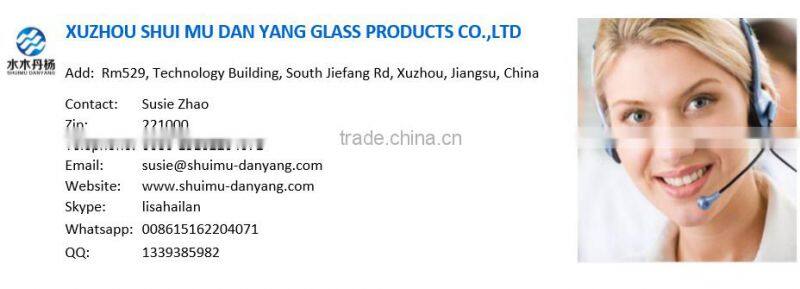 Apple perfume glass bottles 50ml with golden pump