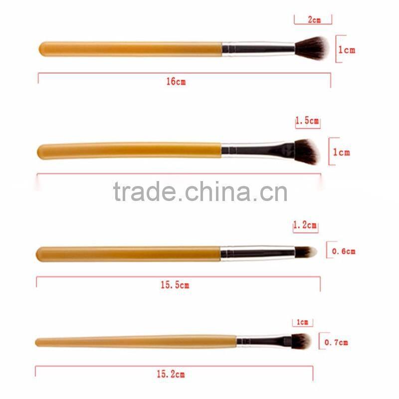 High quality 11pcs makeup brush sets soft synthetic hair and plastic handle makeup brush kits