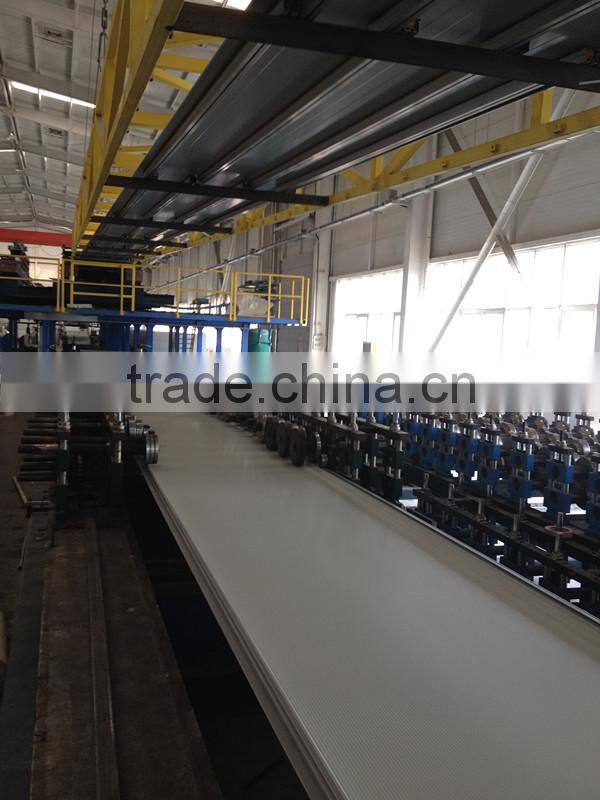 continuous color steel polyurethane sandwich panel production machine