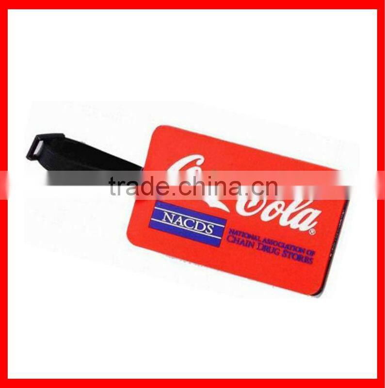 Travel luggage tag PVC new design 3D luggage tag