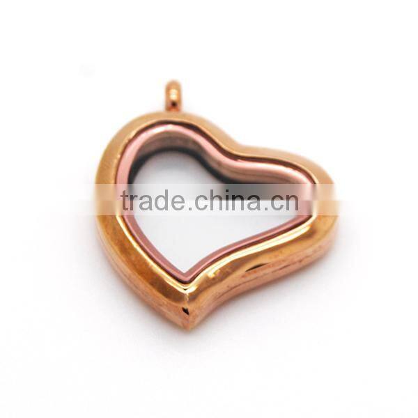 2014 best selling 316l stainless steel jewelry floating silver locket unique silver lockets silver lockets for women LP9120