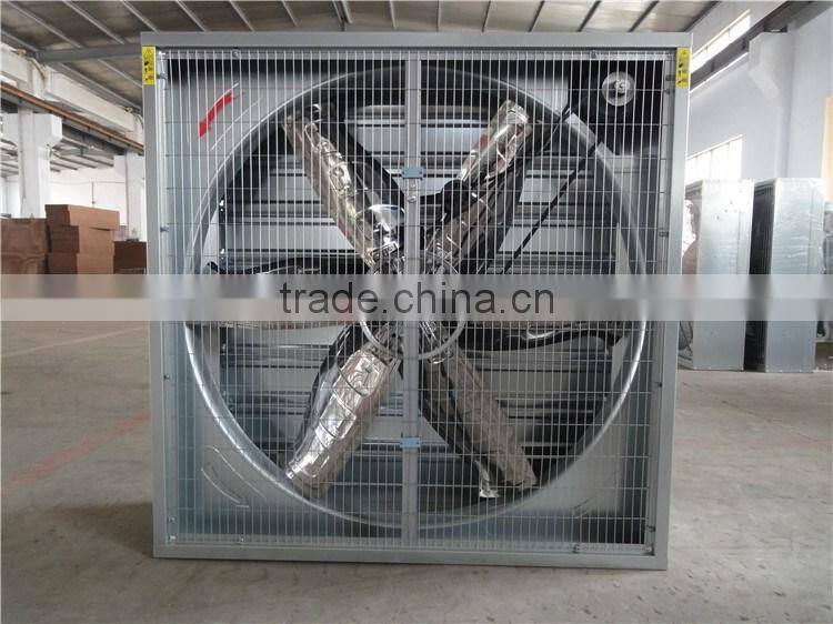 Wall mounted greenhouse/animal husbandry exhaust fan