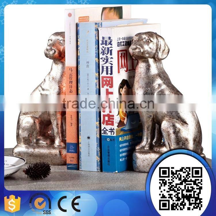 Wholesale Animal Craft Customized Resin Hunting Dog Bookends