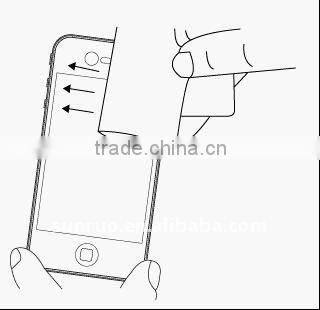 Matte screen protector in consumer electronics for mobile phones