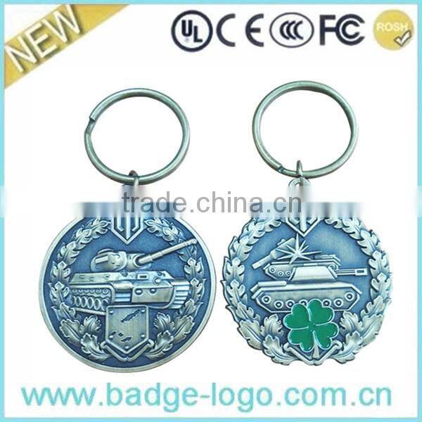 2016 Custom Glass Painting Keychain for Decoration