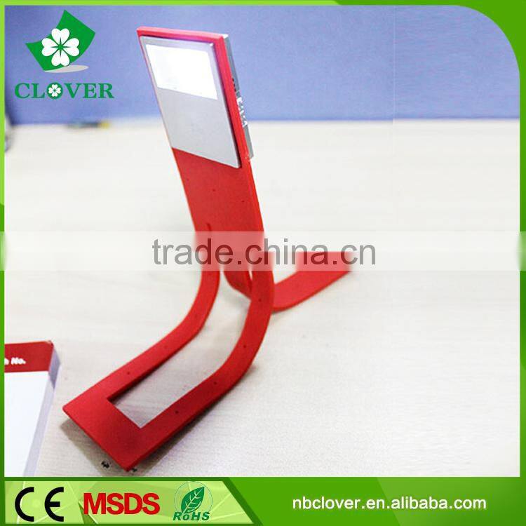 Flexible bedside book reading light 1 led clip light for reading