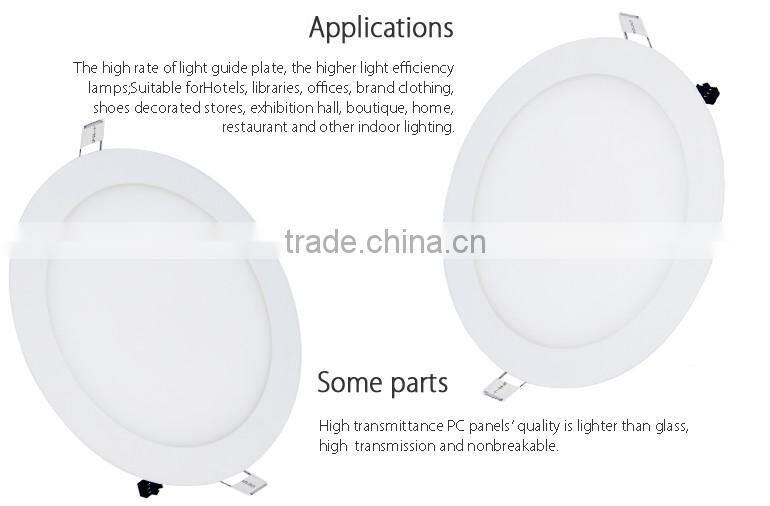 Mobile APP and remote control led panel light,18w round led panel light