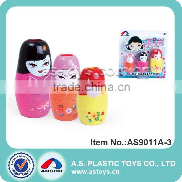 Magical promotional cartoon animals kaleidoscope toy for kids