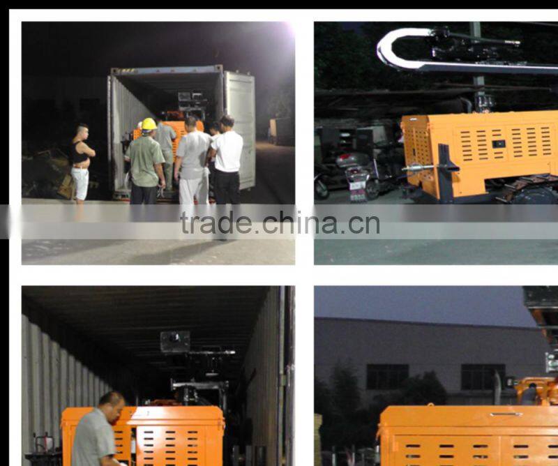 Kaishan Brand KT8 25m Depth Integrated Open-Air Crawler Drilling Rig