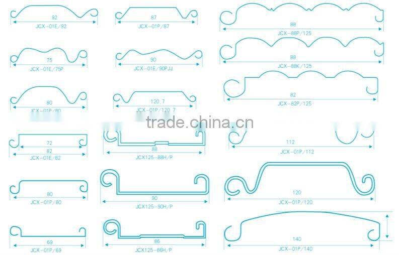 JCX 760 Rolling Shutter Door Forming Machine for construction