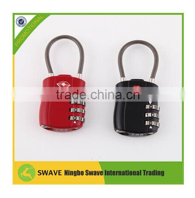 Long safe travel lock,buy 3 digital resettable combination lock
