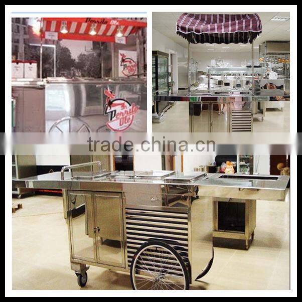 hot dog mobile fast food churros cart truck for crepe maker sale