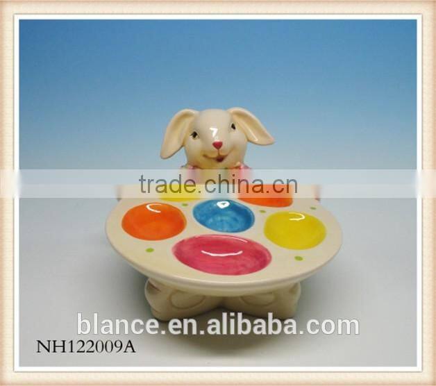 ceramic Easter egg cup novelty design egg holder