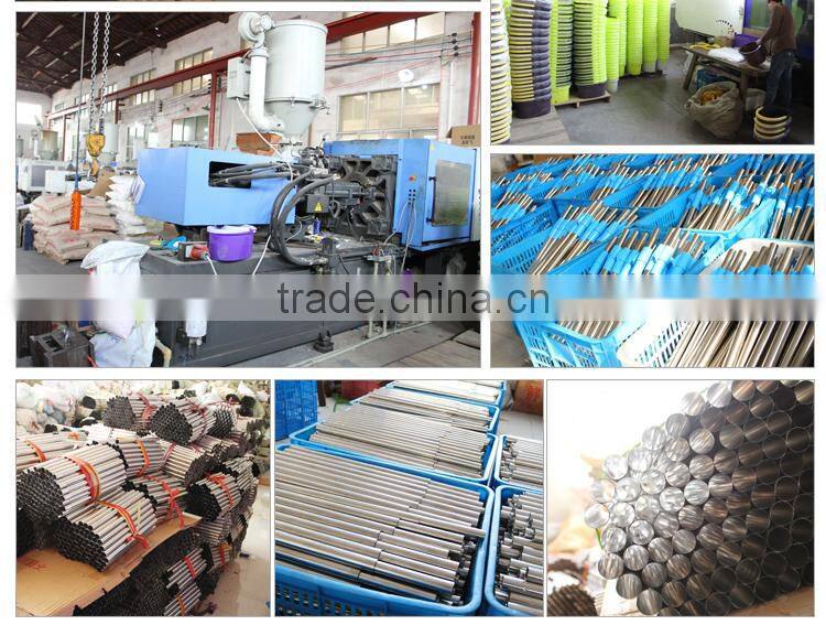 Aluminum mop handle floor mop easy mop plastic mop and broom holder