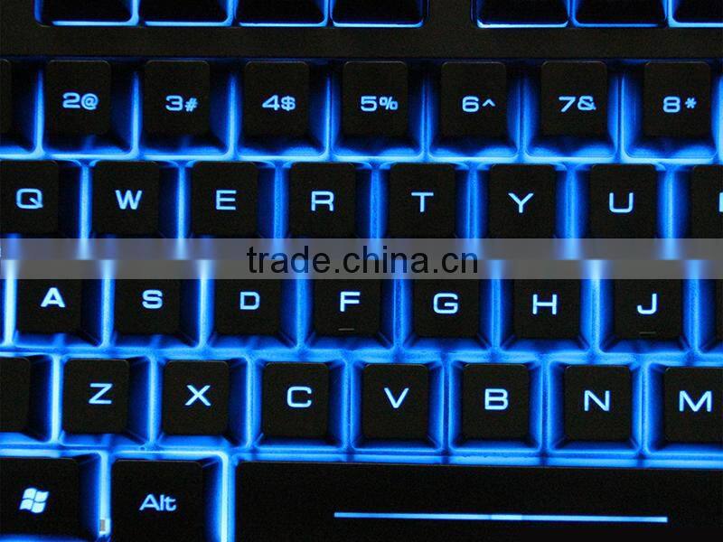 Custom colored Backlit LED Wired shenzhen Gaming Keyboard for Laptop Desktop