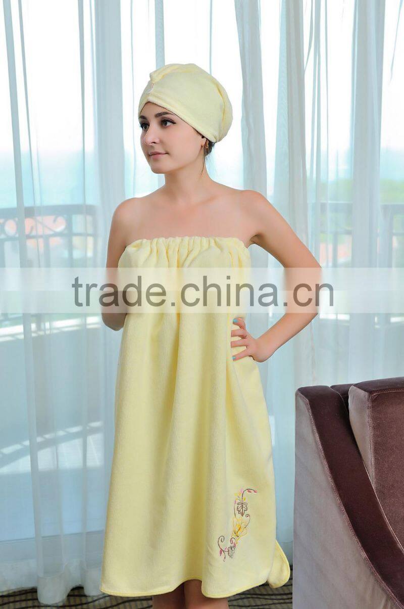 Factory price 100% Cotton beautiful Bath towel dress