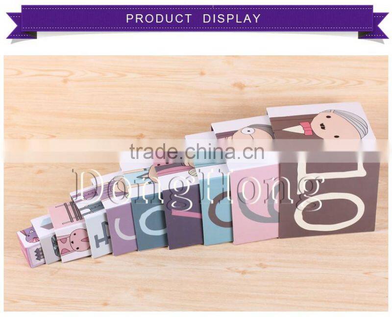 Custom size nested decorative gift boxes wholesale