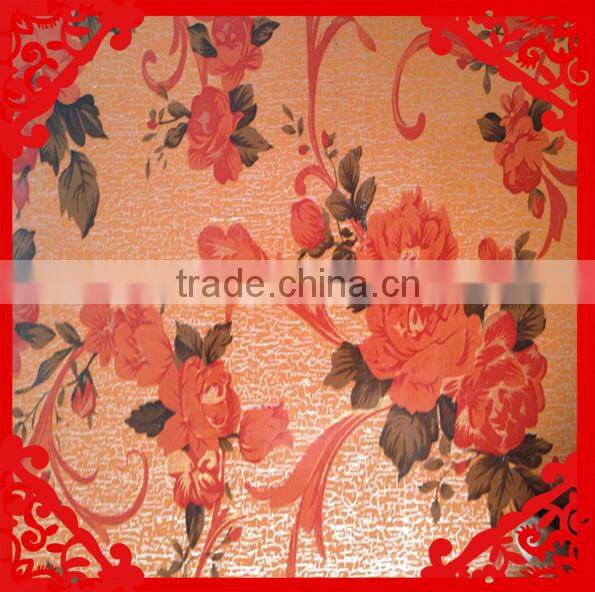 Cheapest Price Somalia market Paper Overlaid Plywood/Flower Design Paper Overlaid Plywood email:leigh@qdgoldluck.com