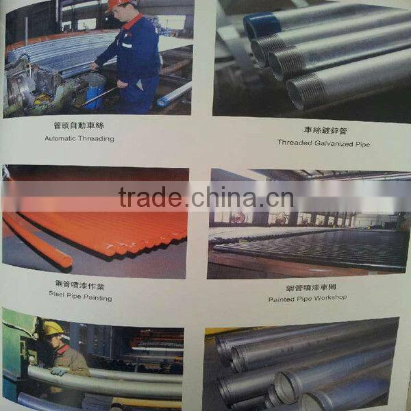 20x1.5mmx3.75m Pre galvanized SS400 steel cable conduit