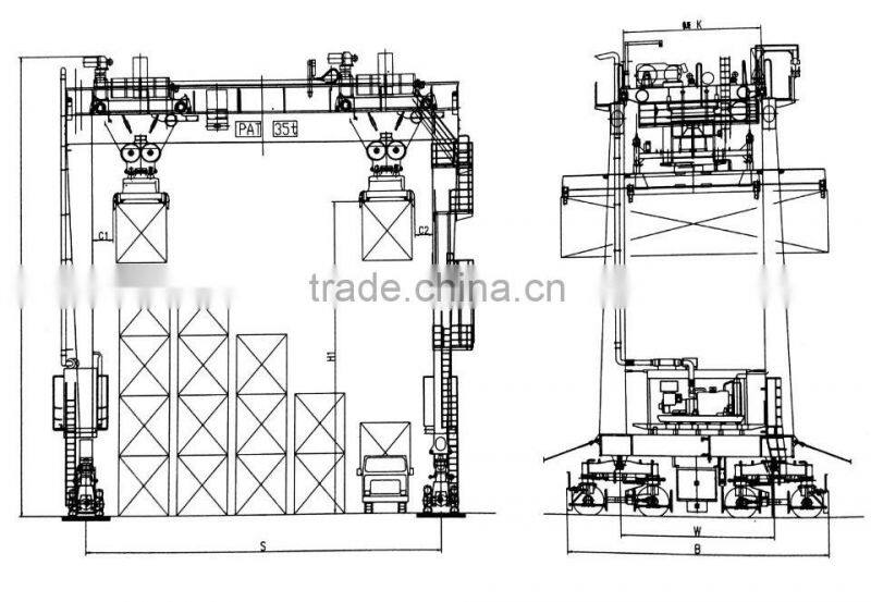 Portal Crane RTG Crane