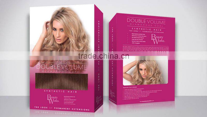 High quality hair extension box China supplier