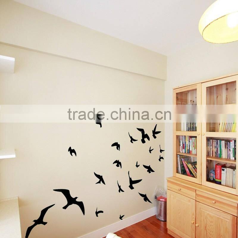 Eco Friendly Removable Self Adhesive Decorative Wall Custom Design Stickers