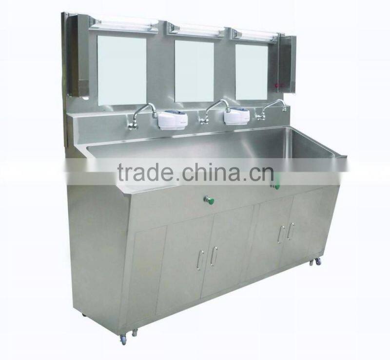 High quality stainless steel double size Medical washing basin for surgery room