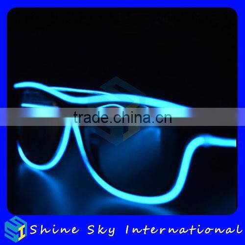 Hot Selling Ligh Up Party Supplies Light Up Glasses for Halloween/Christmas/New Year Party