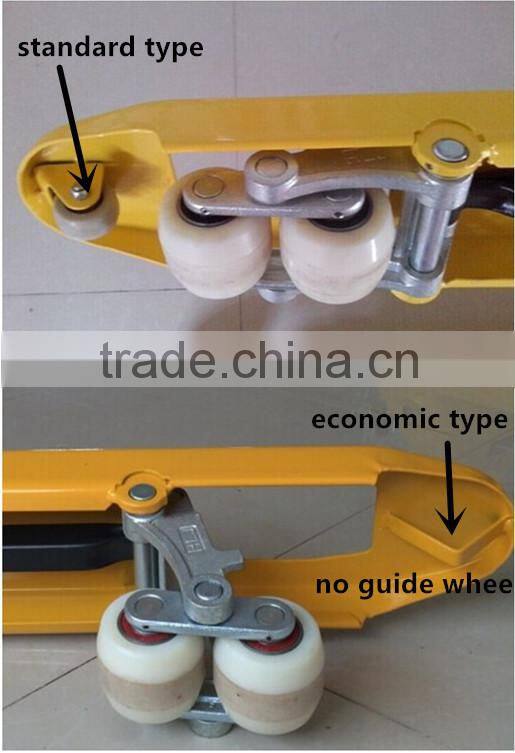 easy control fork lifter hand pallet truck 2t capacity made in china