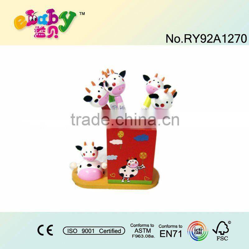 wooden stationery set