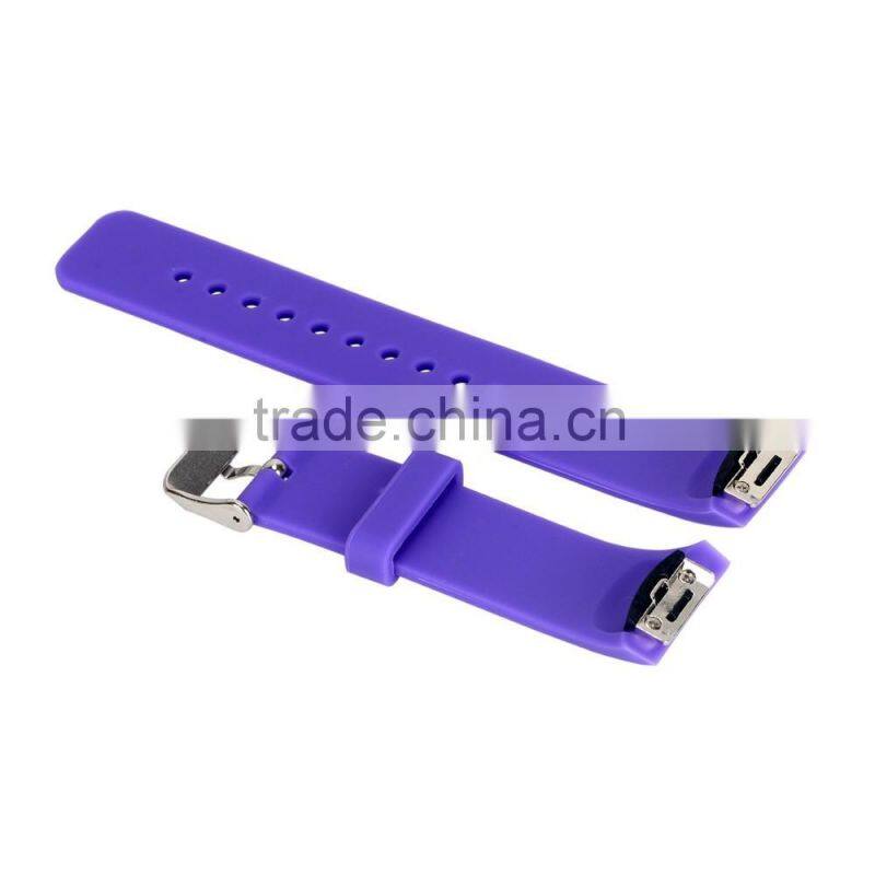 new for samsung gear s2 strap silicone rubber watch band with buckle, China supplier