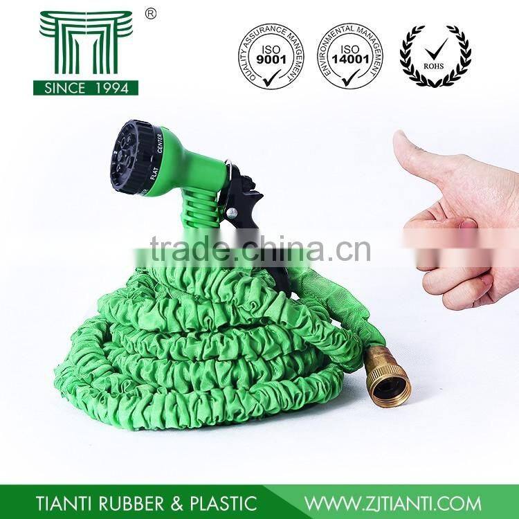 2015 High Quality Brass Fitting Expandable Fabric Garden Hose as Seen on TV