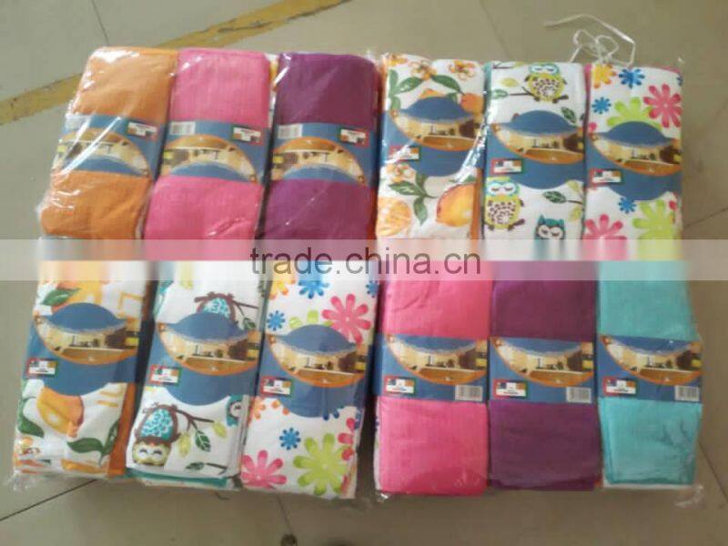 water absorbed plain solid colour transfer printing polyester /polyamide microfiber towel set