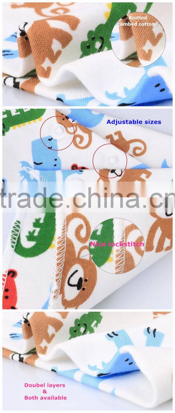 Newest Design Christmas gift Cotton Baby Bandana Bib