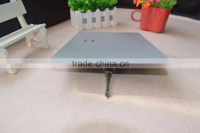 Wholesale full coverage Brushed silver skin sticker for Microsoft surface pro 4 pro 3