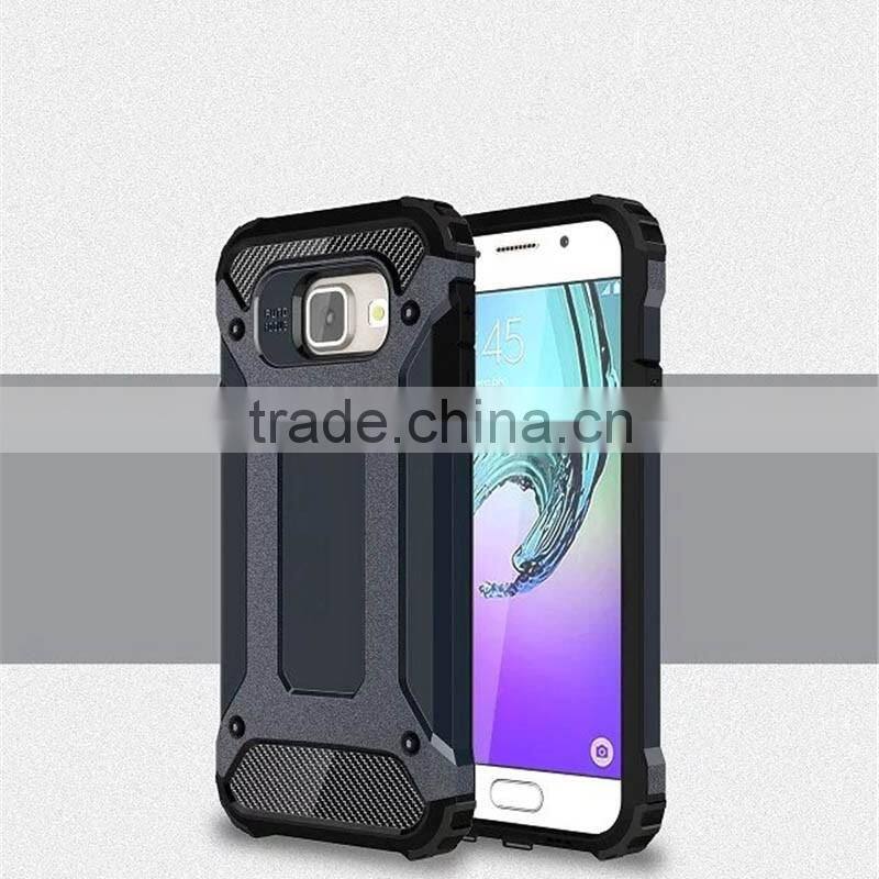 Low MOQ PC+TPU combo case cover for samsung galaxy a3 2016,Slim Shockproof super armor case for samsung A310