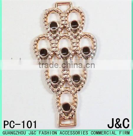 2017 newest Brown plastic shoes uppers