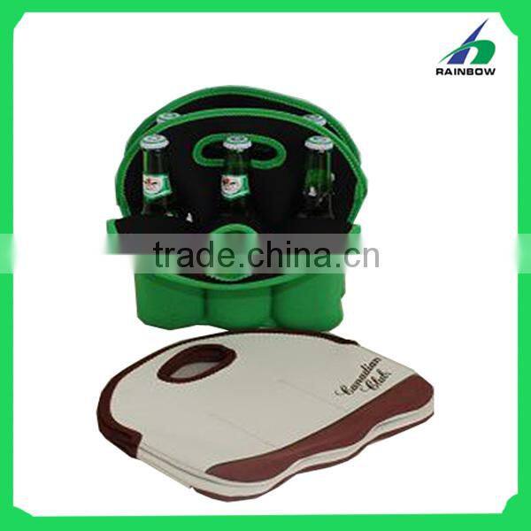 Neoprene zip up beer bottle cover