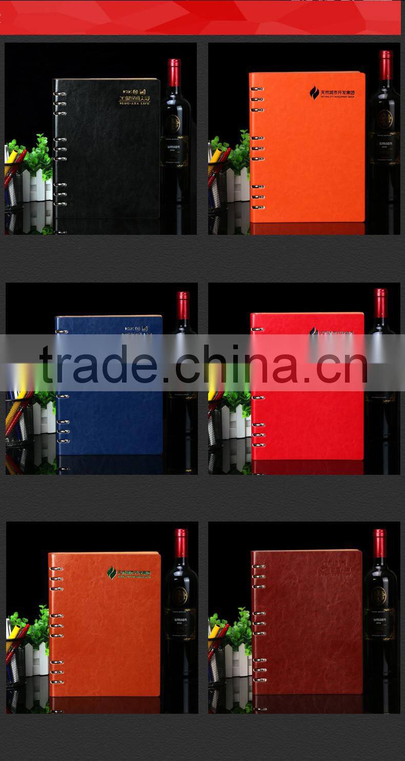 Promotional high quality custom spiral notebook