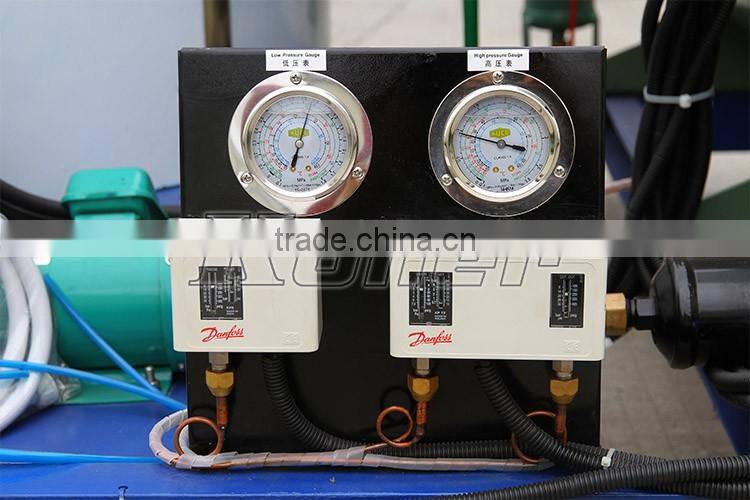 2016 Commercial Dry Flake Ice Maker Machine with Ice Bin for seafood processing