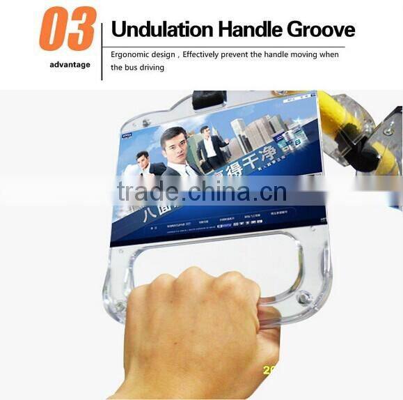 New type train bus advertising handles advertising bus handle