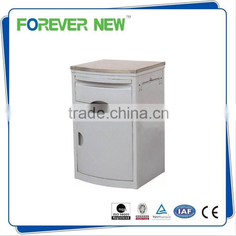 YXZ-802 ABS Bedside Cabinet with stainless steel top