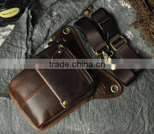 Boshiho waist pack vintage leather pouch