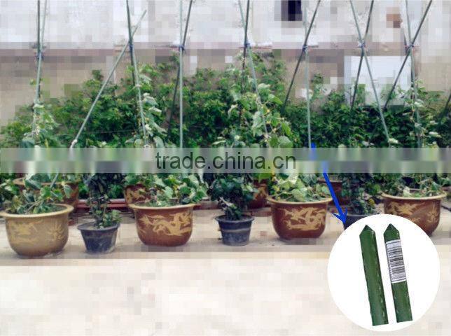 plastic coated steel decorative garden stakes
