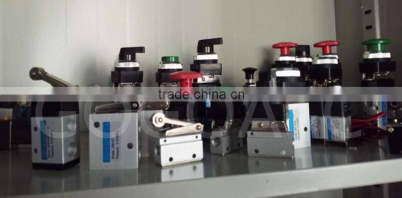 pneumatic push button valve