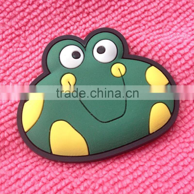 Cookies design embossed PVC rubber patch,brand logo rubber souvenir gift
